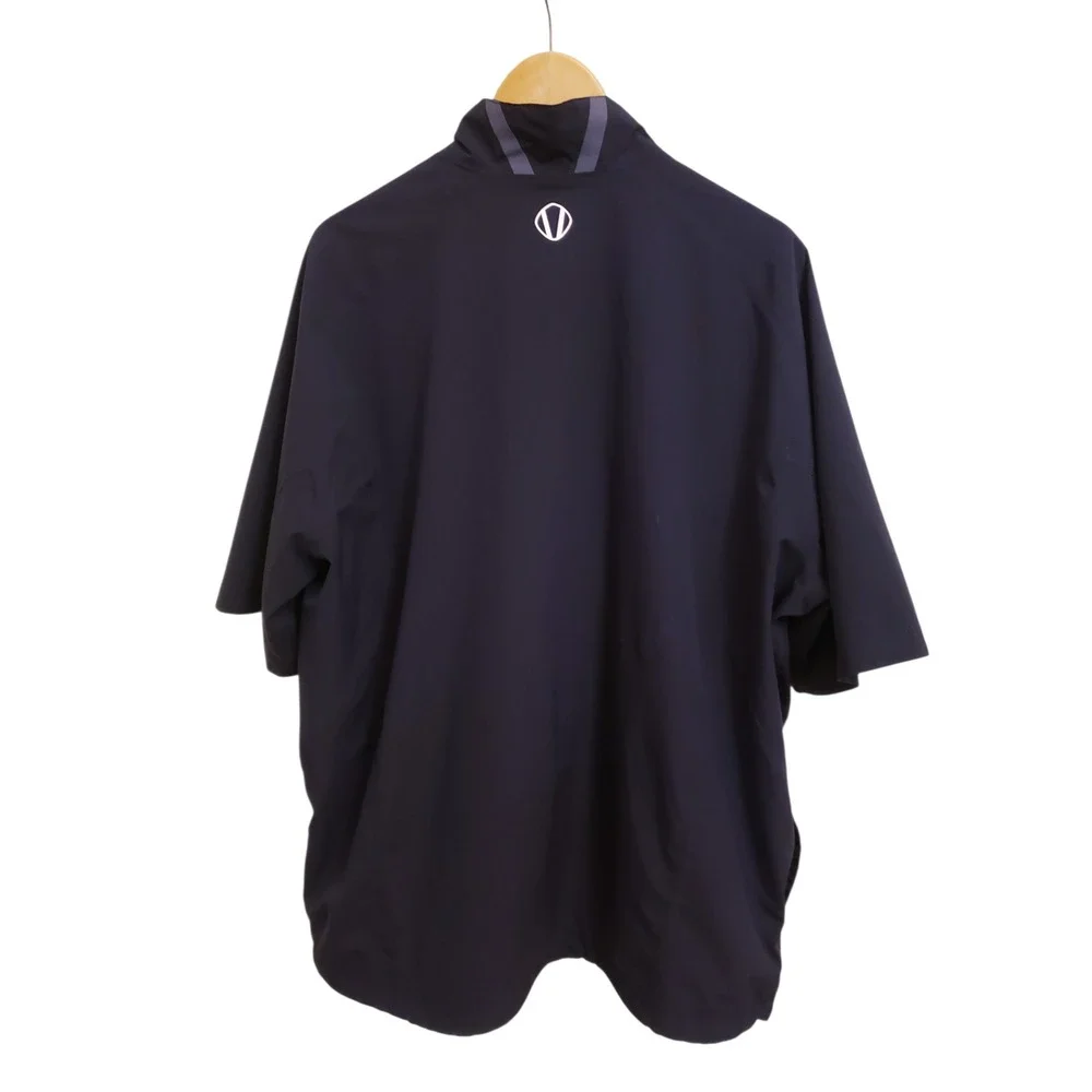 Sunice Zephal Black Short Sleeve Quarter Zip Golf Rain Pullover Jacket, Size XXL